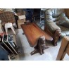 TABLE BASSE LION SCULPTÉ 