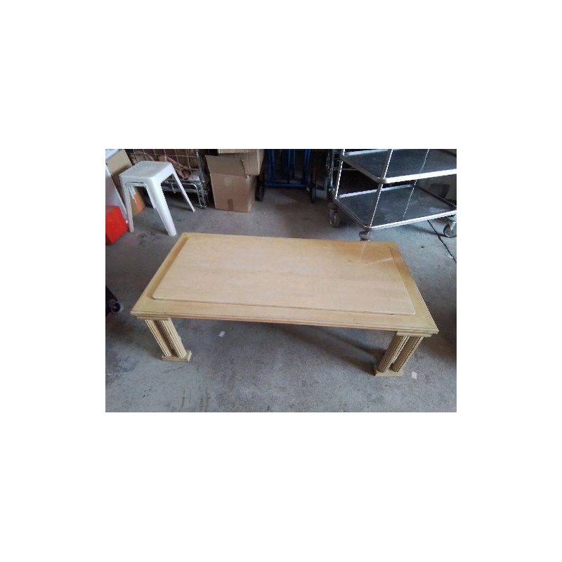 TABLE BASSE MARBRÉ COULEUR BEIGE 