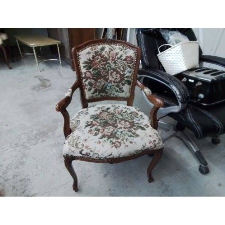 FAUTEUIL MOTIF FLORAL 
