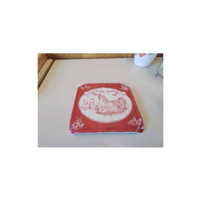 DESSOUS DE PLAT POULE