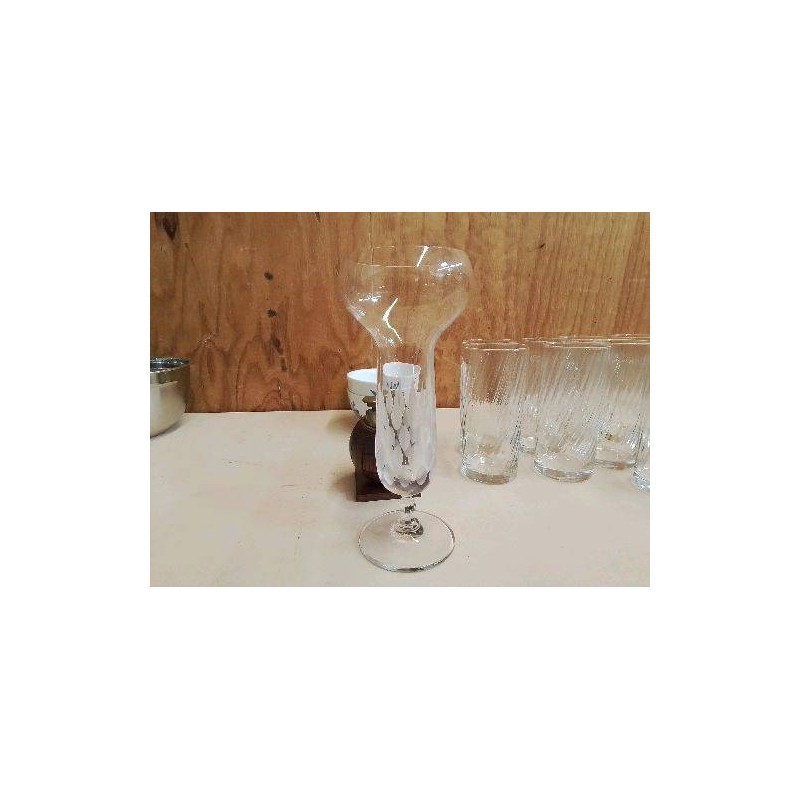 BOUGEOIR EN VERRE 