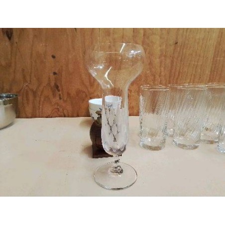 BOUGEOIR EN VERRE 