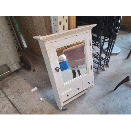 PETIT MEUBLE DE RANGEMENT BLANC 