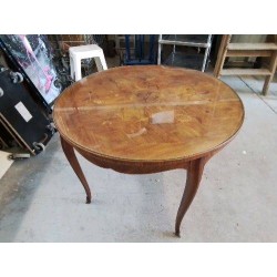 PETIT TABLE RONDE PLATEAU EN VERRE 