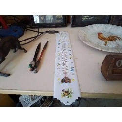 THERMOMÈTRE EN TAULE PETITS OISEAUX