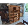 ÉTAGÈRE BIBLIOTHÈQUE EN PIN 