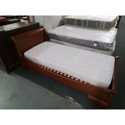 LIT 1 PLACE EN MERISIER STYLE LOUIS PHILIPPE 90X190 CM