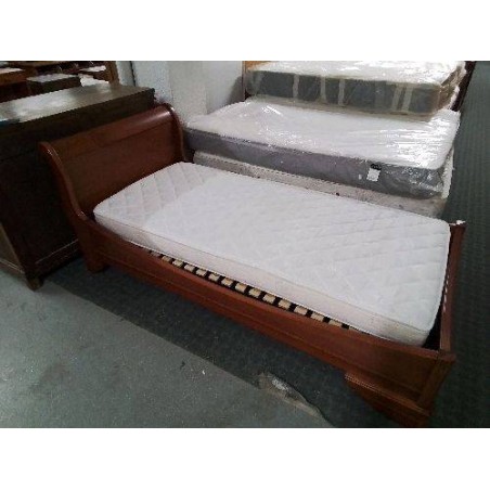 LIT 1 PLACE EN MERISIER STYLE LOUIS PHILIPPE 90X190 CM