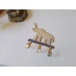 PORTE MANTEAU ÉLÉPHANT LAITON