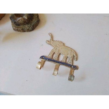 PORTE MANTEAU ÉLÉPHANT LAITON