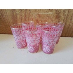 LOT DE 6 VERRES A THE 