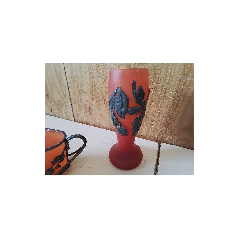 VASE EN PATE DE VERRE