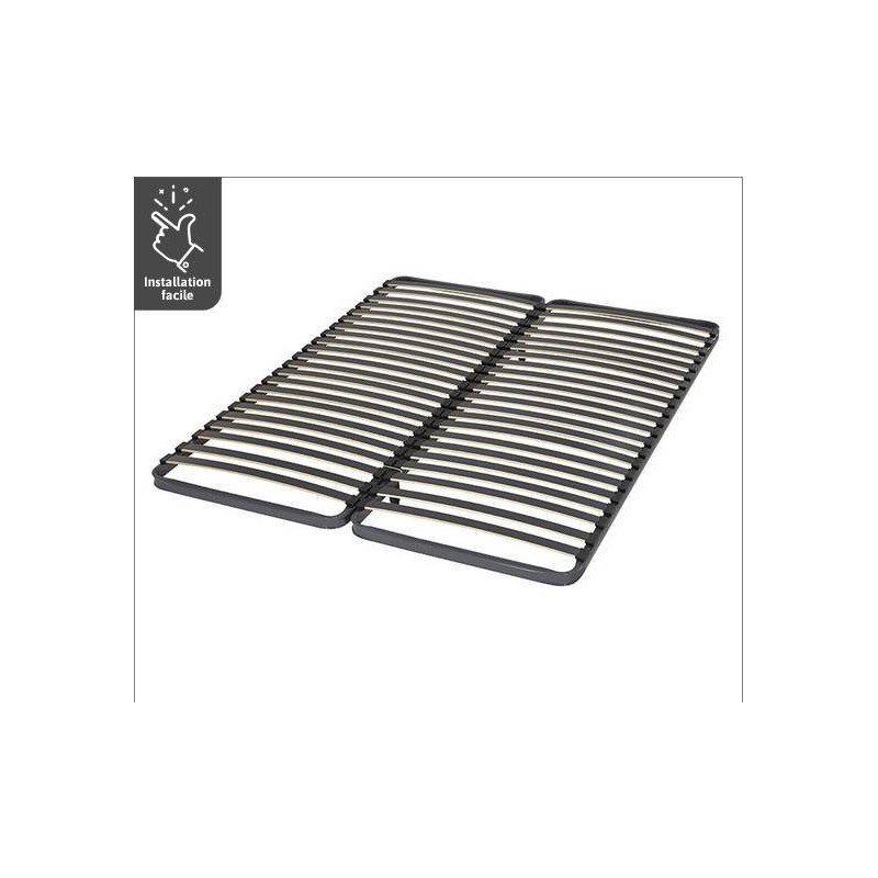 SOMMIER A LATTES 80+80/200 CM