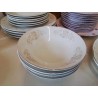 LOT DE 4 ASSIETTES À SOUPE MOTIF FLORAL 