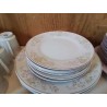 LOT DE 6 ASSIETTES À DESSERT MOTIF FLORAL