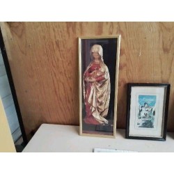 PHOTOGRAPHIE STATUE RELIGIEUSE DE LA VIERGE