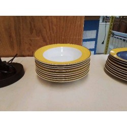 ASSIETTES CREUSES ESPRIT PROVENCALE