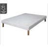 SOMMIER TAPISSIER BLANC 90X190 CM