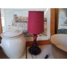 LAMPE PIED VERRE