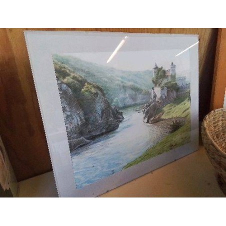 PASTEL SOUS VERRE