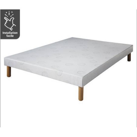 SOMMIER TAPISSIER ANTHRACITE 90*190 CM