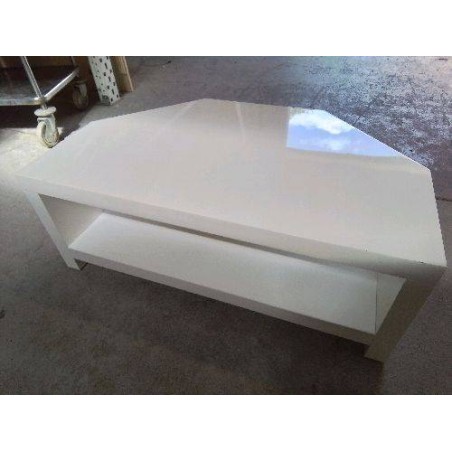 MEUBLE TV LAQUÉ BLANC 
