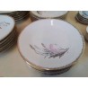 LOT DE 6 ASSIETTES EN PORCELAINE DE SOLOGNE