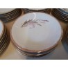 LOT DE 6 ASSIETTES EN PORCELAINE DE SOLOGNE