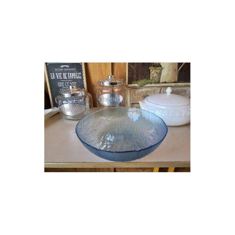 COUPELLE BLEU EN VERRE