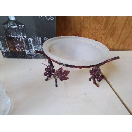 COUPE VERRE DEPOLI ART DECO