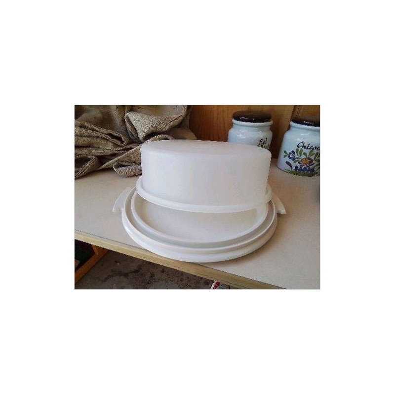 PLAT A GÂTEAU TUPPERWARE