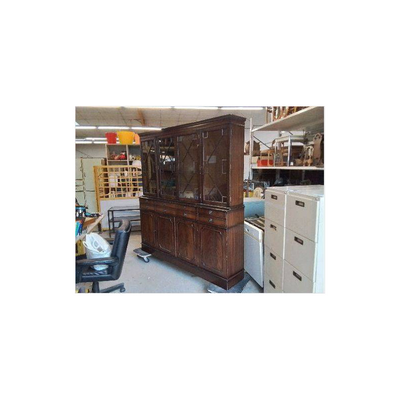 BIBLIOTHEQUE STYLE ANGLAIS/SECRETAIRE 