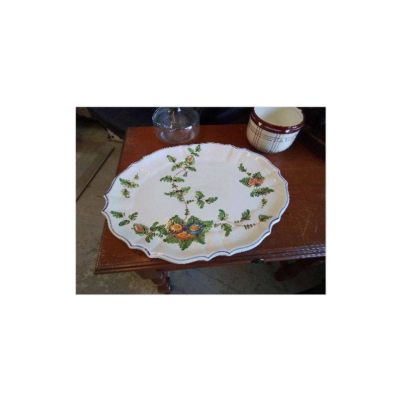 PLATEAU EN FAIENCE 