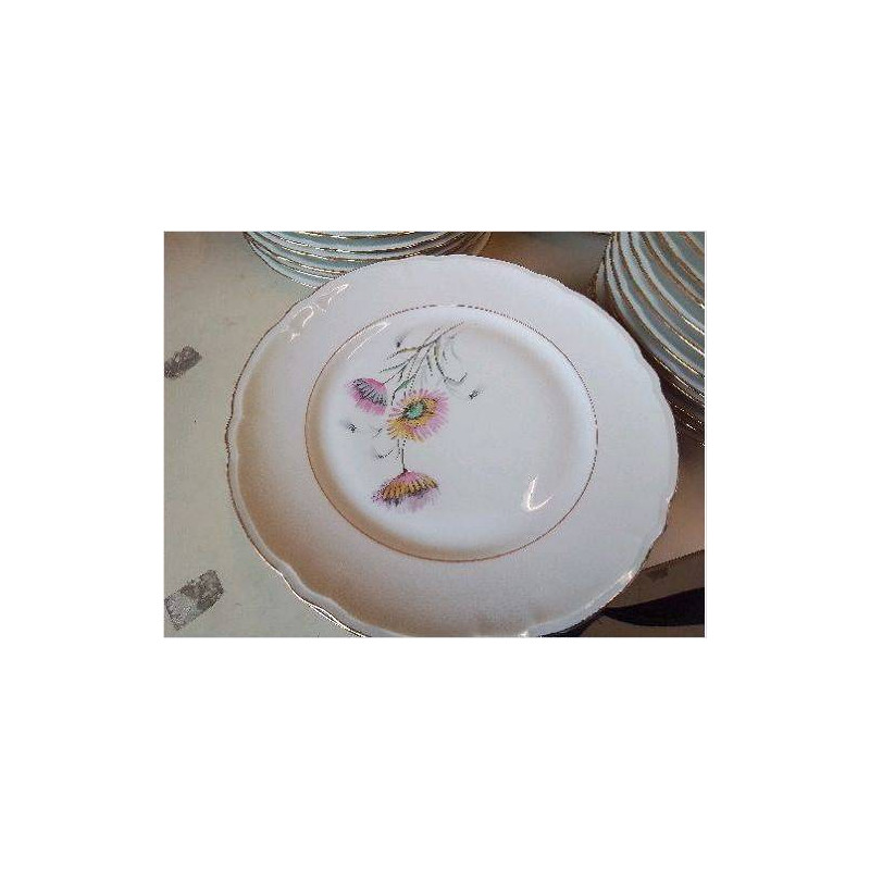 LOT DE 6 ASSIETTES EN PORCELAINE