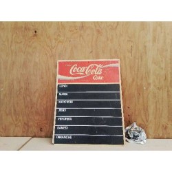 PANNEAU PUBLICITAIRE VINTAGE COCA COLA 