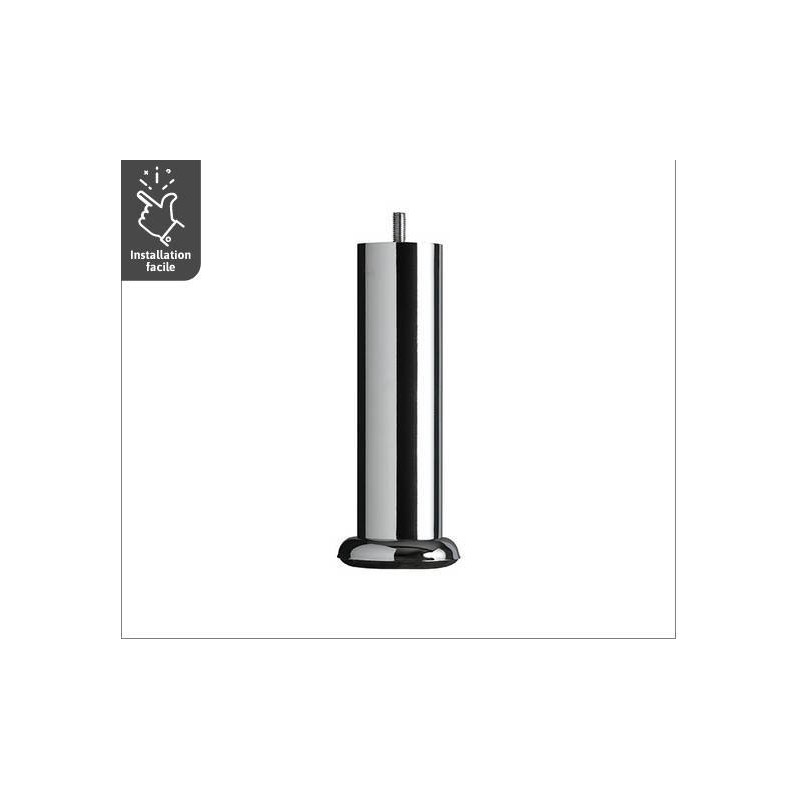 JEU DE PIEDS SOMMIER TAPISSIER METAL CHROME