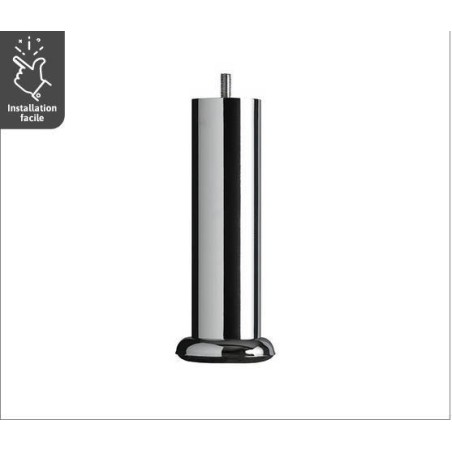 JEU DE PIEDS SOMMIER TAPISSIER METAL CHROME