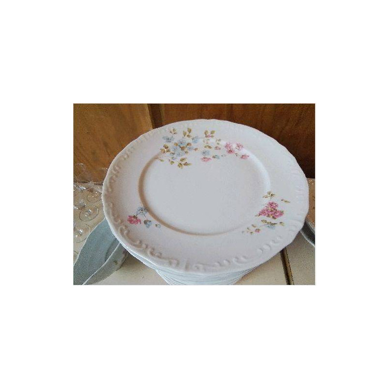 LOT DE 6 ASSIETTES EN PORCELAINE