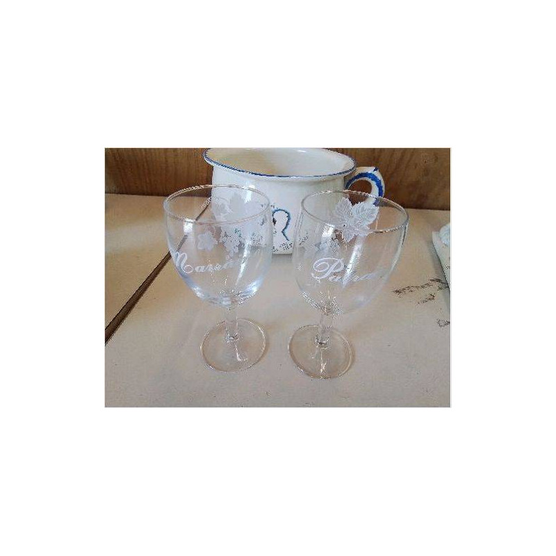 DUO VERRE SUR PIED 
