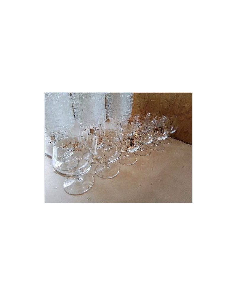 LOT DE 6 VERRES A COGNAC