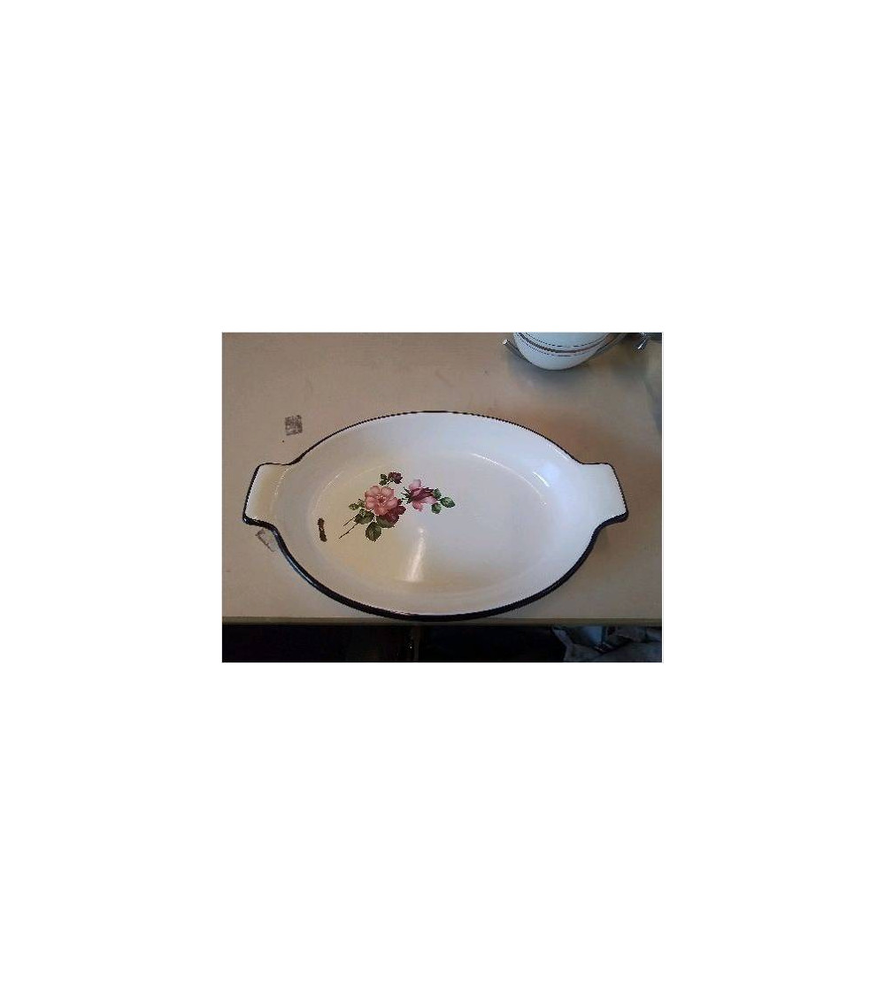 PLAT EN TAULE ÉMAILLÉ 