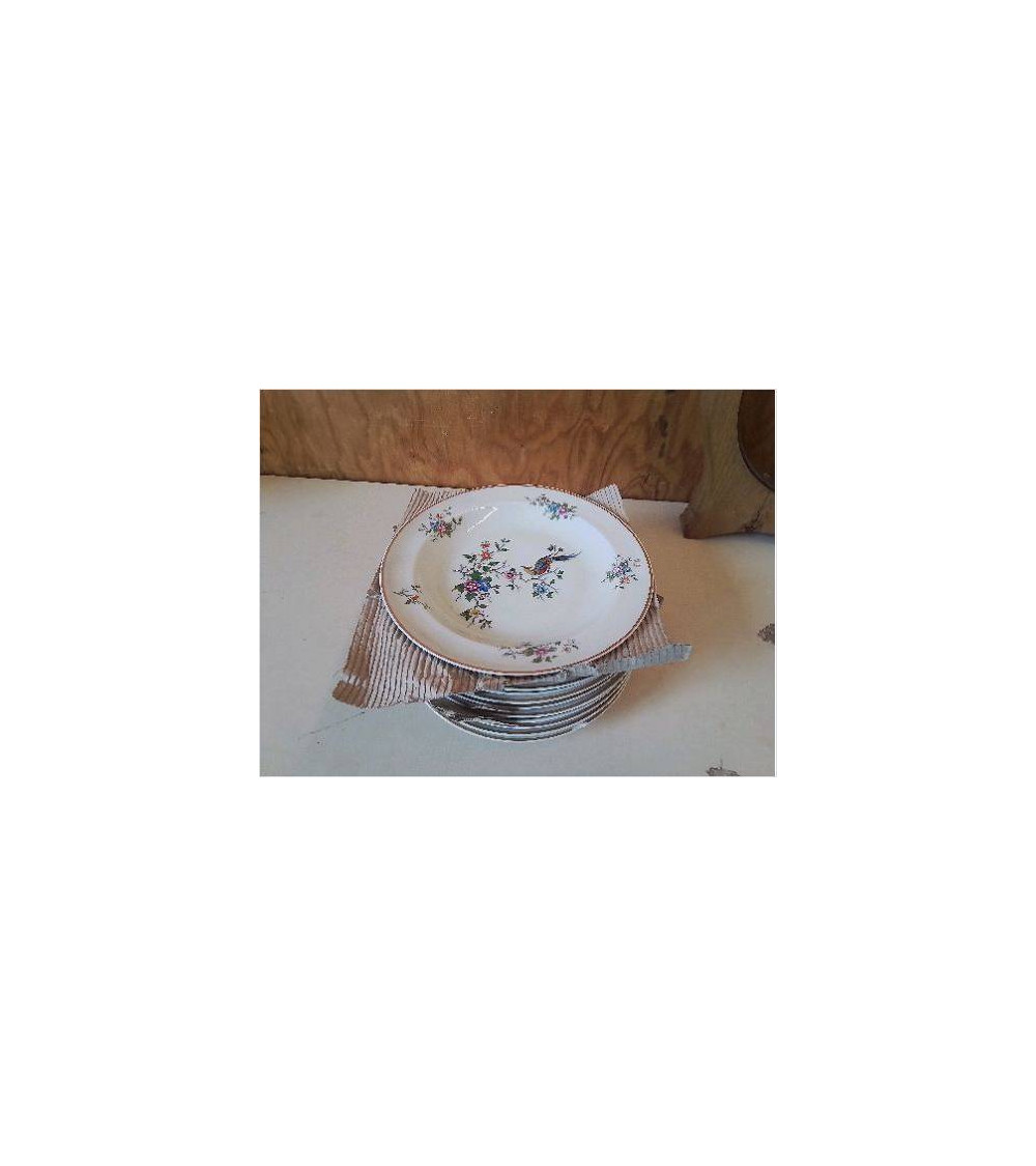 ASSIETTE EN PORCELAINE DE LIMOGE 