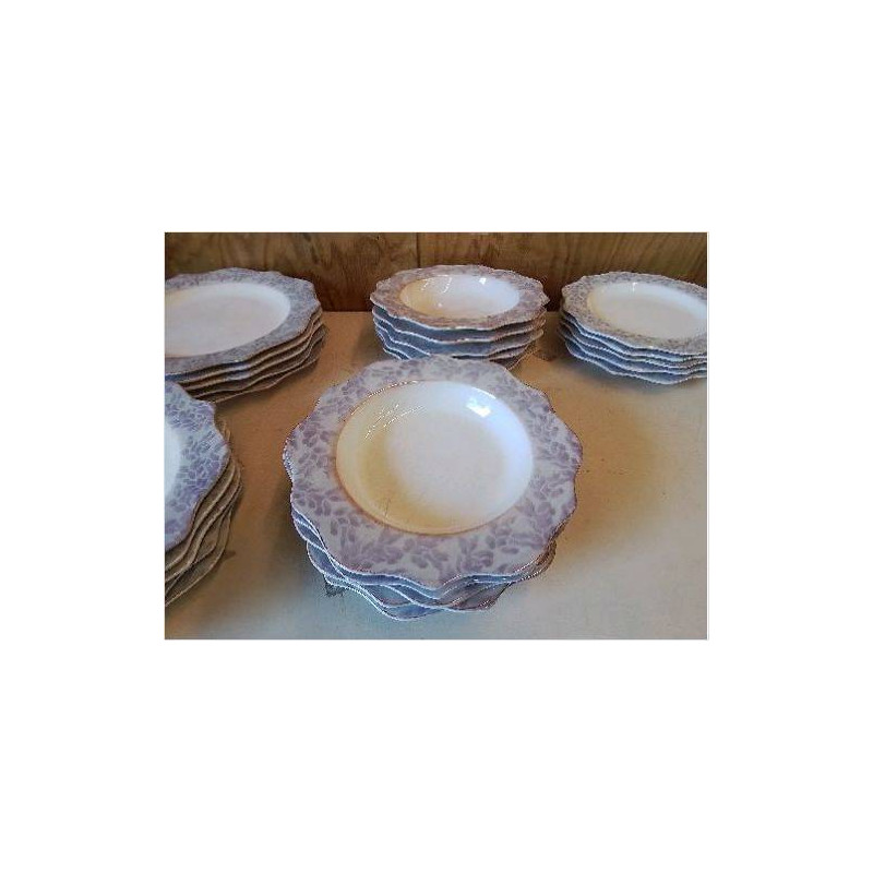 ASSIETTE CREUSE LOT DE 5
