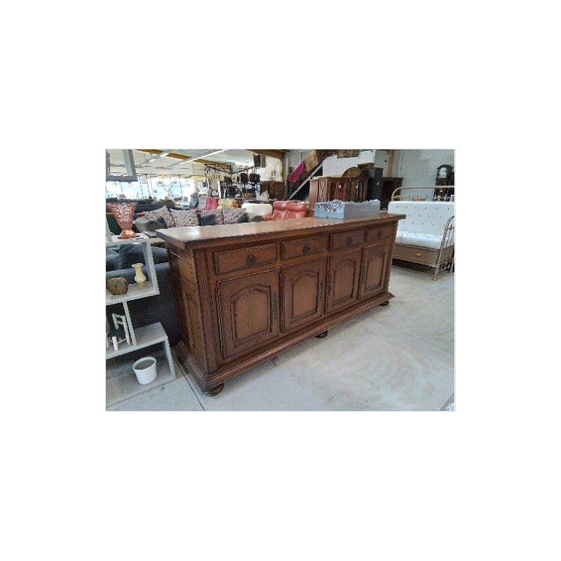 GRANDE ENFILADE 4P EN CHÊNE DE STYLE RUSTIQUE