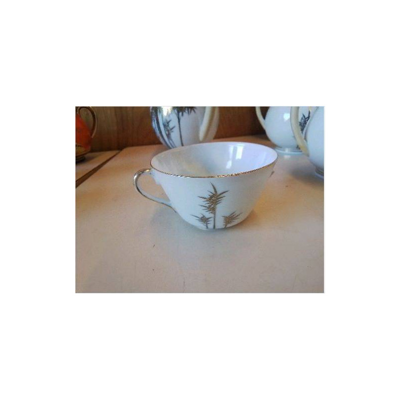 TASSE EN PORCELAINE DECOR BAMBOU