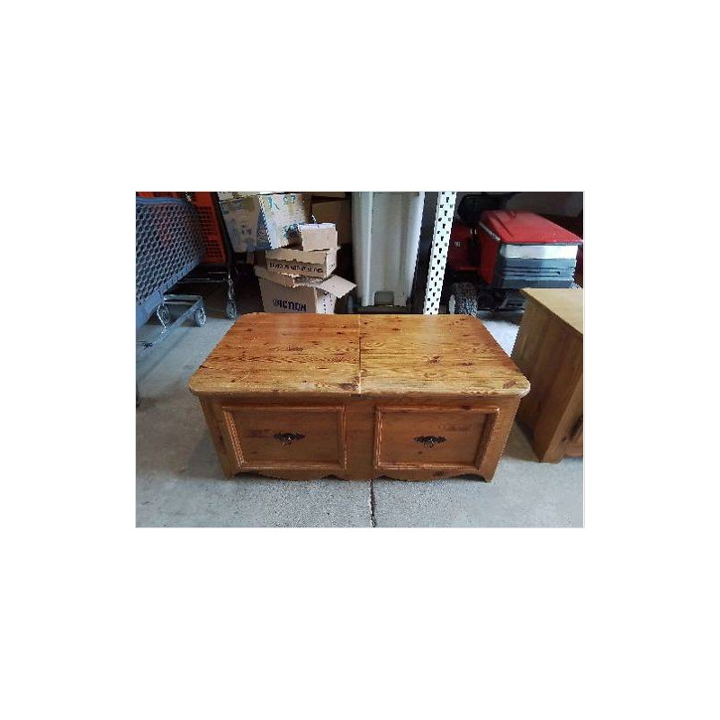TABLE BASSE BAR EN PIN MASSIF