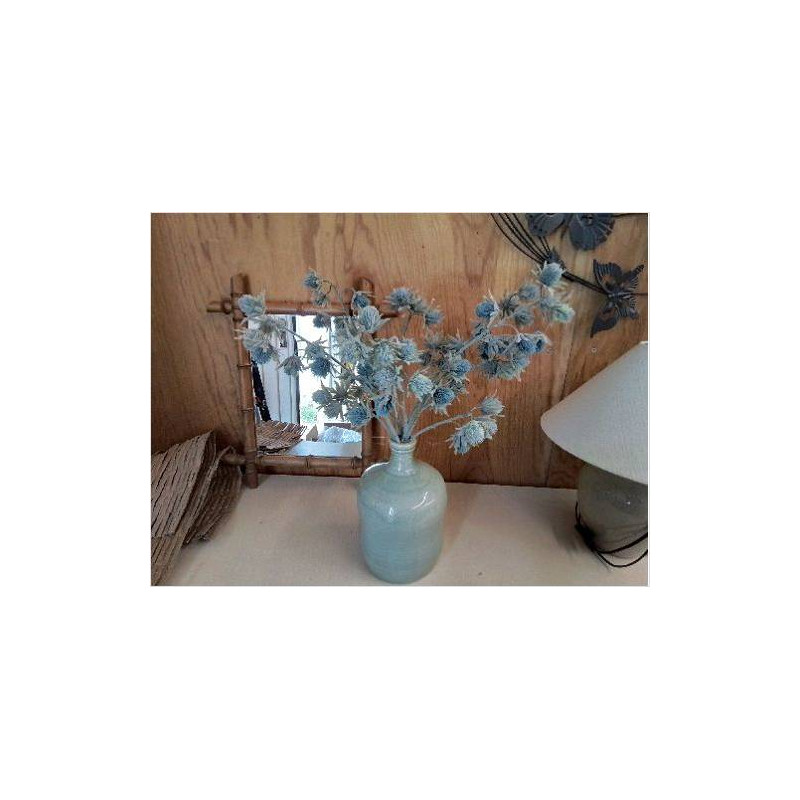 VASE AVEC FAUSSE PLANTE 