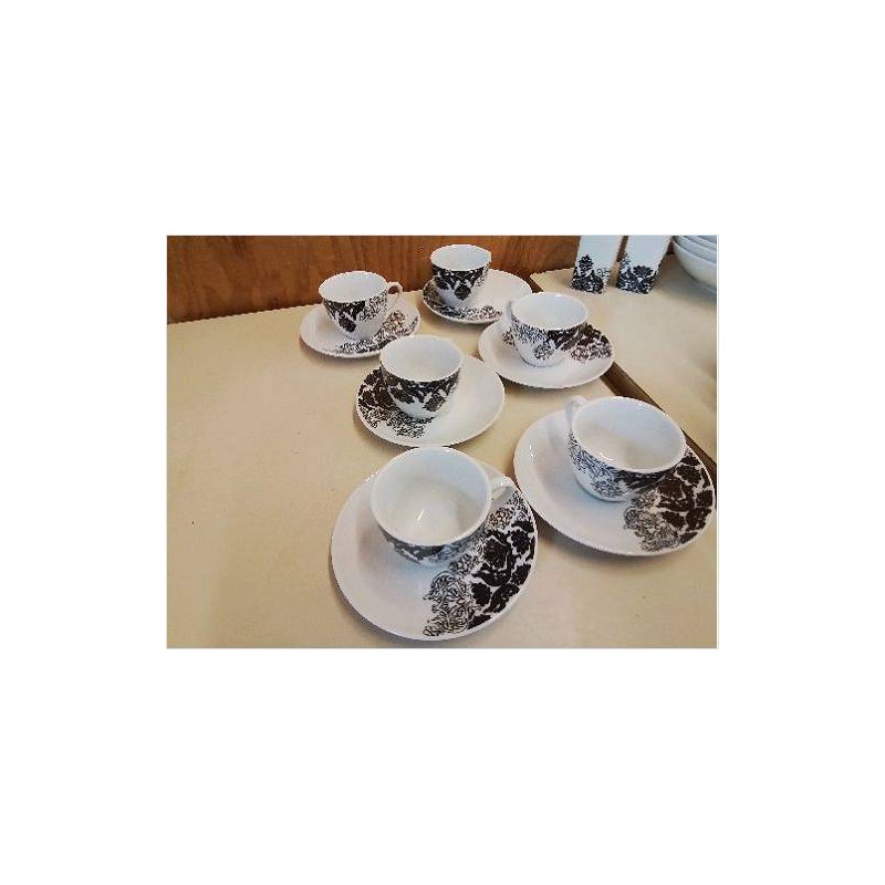 LOT DE 6 TASSES A CAFÉ 