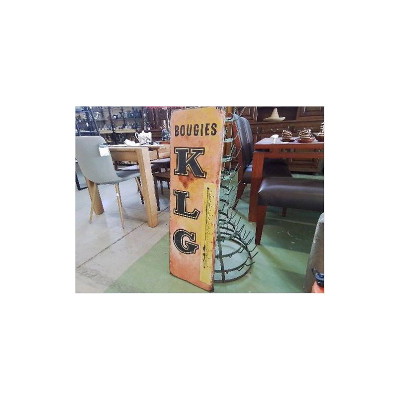 PLAQUE EN TOLE EMAILEE 