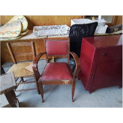 FAUTEUIL BRIDGE ART DECO 